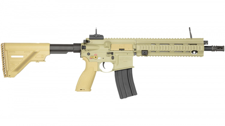 VFC HK416 A5 Sportsline AEG 1.0 Joule - zielono-brązowy - Semi&FullAuto