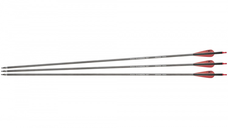 NXG Flèches carbone 30" Spine 350 - 3 pcs.