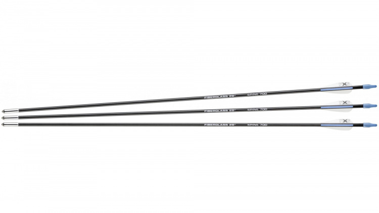 NXG Youth Fiberglass Arrows 28" Spine 700 - 3 pcs.