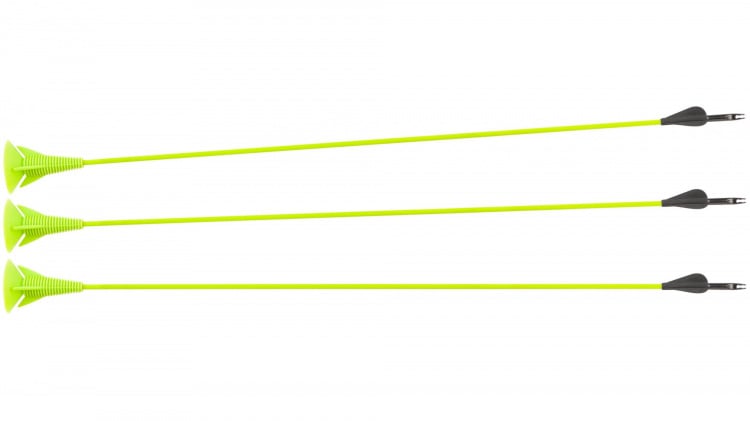 NXG Flèches en fibre de verre pour jeunes avec ventouse 27" - 3 pcs.