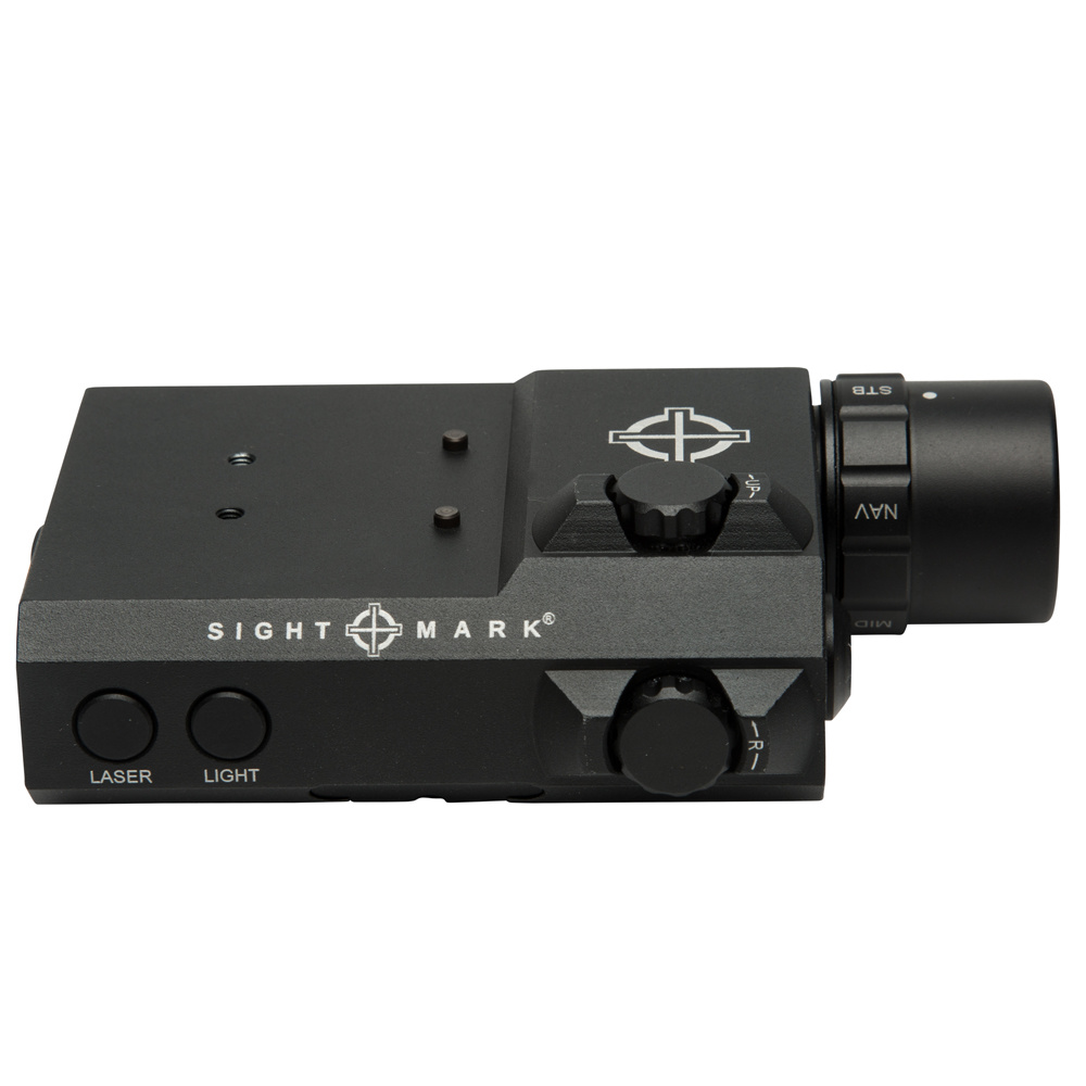 Sightmark Lampe de poche LoPro Visible/IR Combo laser vert - BK