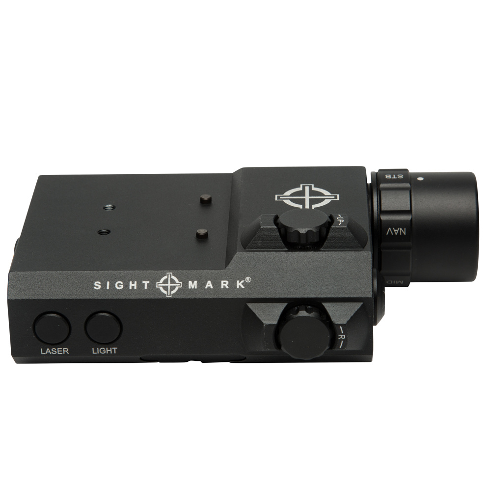 Sightmark LoPro Flashlight Visible/IR Green Laser Sight Combo - BK