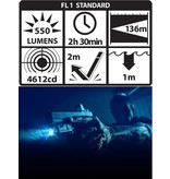 Nightstick Torcia TCM-550XLS con stroboscopio - BK