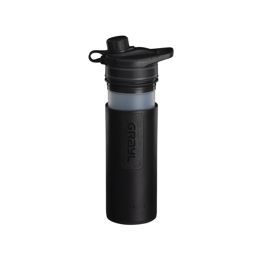 Grayl GeoPress Purifier drinking bottle with water filter - BK