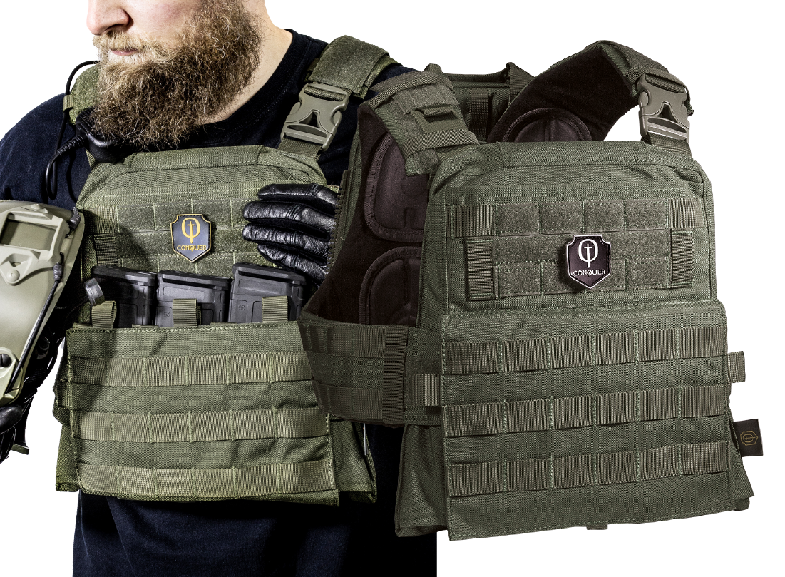 CONQUER Tactical CVS Series - Combat Vest System Plate Carrier