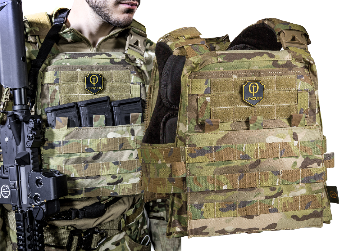 CONQUER Tactical CVS Series - Combat Vest System Plate Carrier