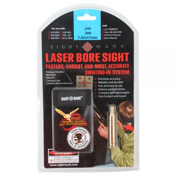 Sightmark Boresight laser cartridge caliber .243 / .308 / 7.62x51