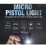 Klarus Lampe pistolet compacte montée sur rail GL1 - 600 lumens