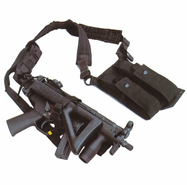 Mil-Force Holster d'épaule pour MP5K, MP7, M11, Vz61 - BK