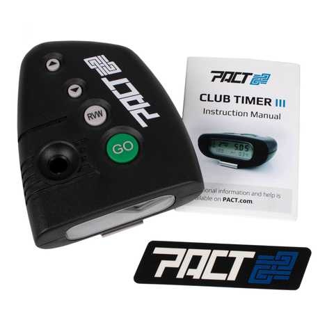 PACT Club Timer III - Temporizador de tiro