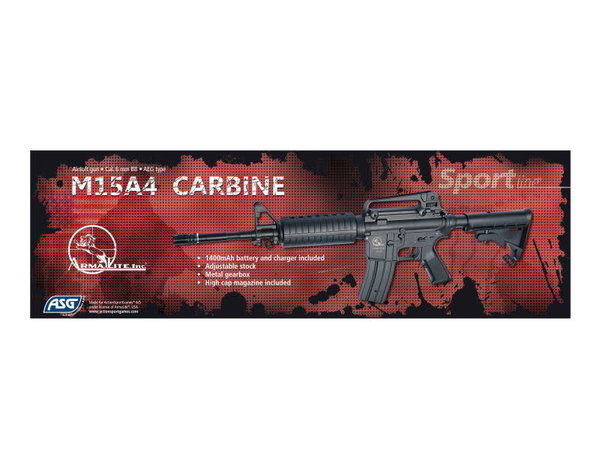 ASG Armalite M15A4 carbine 0.9 joules - BK