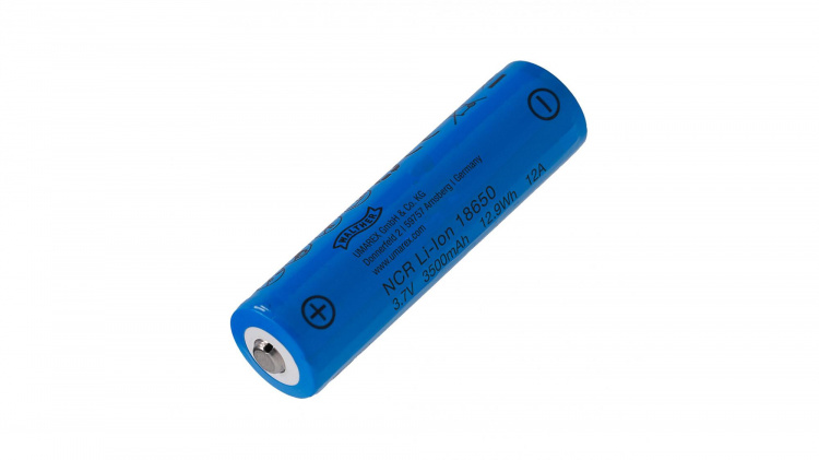 Walther Batteria 18650 agli ioni di litio 3,7 V 3500 mAh