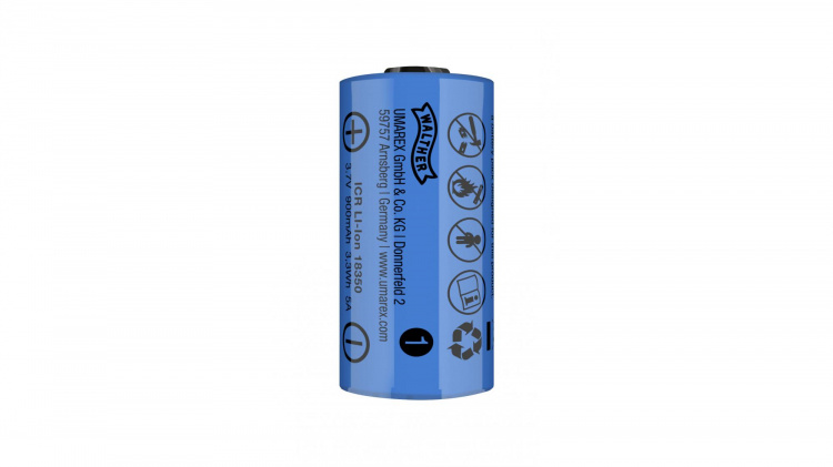 Walther  Akku 18350 Li-ion 3,7 V 900 mAh