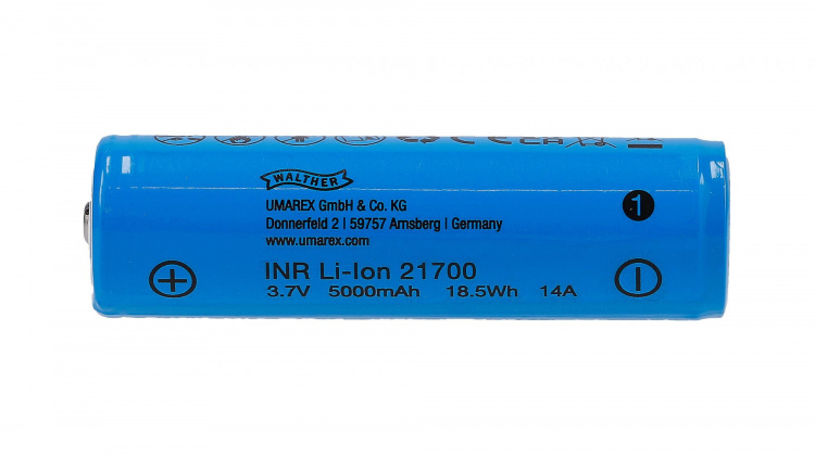 Walther Batterie 21700 Li-ion 3.7V 5000mAh