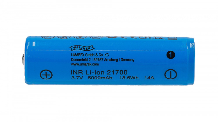 Walther Battery 21700 Li-ion 3.7V 5000mAh