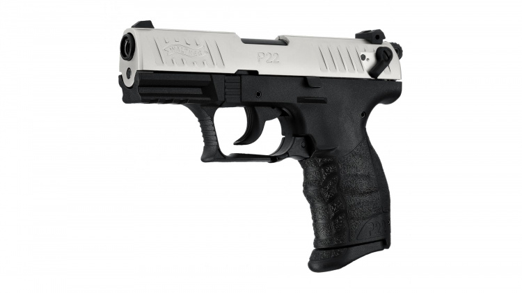 Walther P22Q Signalpistole 9 mm PAK, Nickel Finish