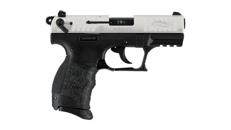 Walther P22Q Signalpistole 9 mm PAK, Nickel Finish