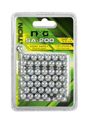 NXG SA-200 steel balls 9.5 mm - 100 pieces