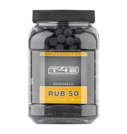 Umarex T4E Practice RUB 50 Balles Caoutchouc Noir Kal. 50 1.23g - 500 pièces