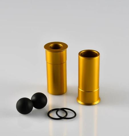HD24 Adaptador Shotshell cal. 68 a cal. 50 - ALU anodizado a ouro - 2 peças