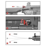 VFC H&K HK416 CQB V3 AEG 1.0 julios - BK