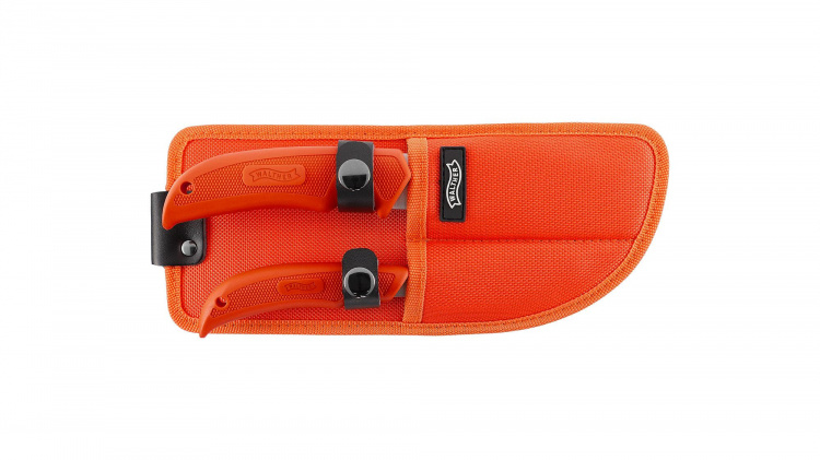 Walther Juego de cuchillos Hunter 2 - Naranja