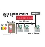 XCortech XTS105 Auto Target System mit 3 Zielen