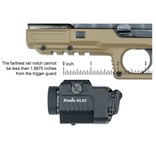 Fenix GL22 taktisches Waffenlicht mit rotem Laser und Strope