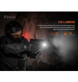 Fenix GL22 tactical weapon light with red laser and strop