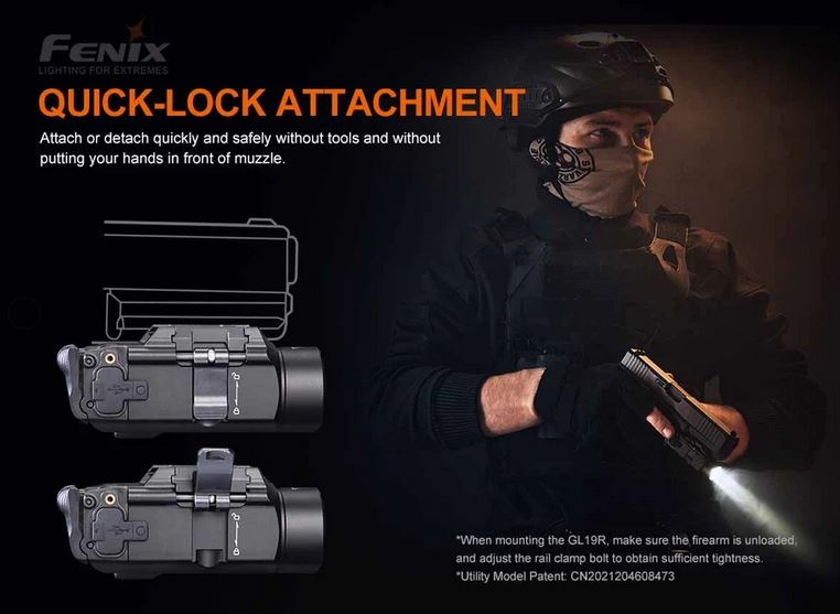 Fenix Lampe tactile Fenix GL19R rechargeable - 1200 lumens