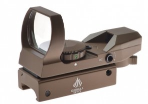 Guerilla Optics Red Dot Visier SQUARE open