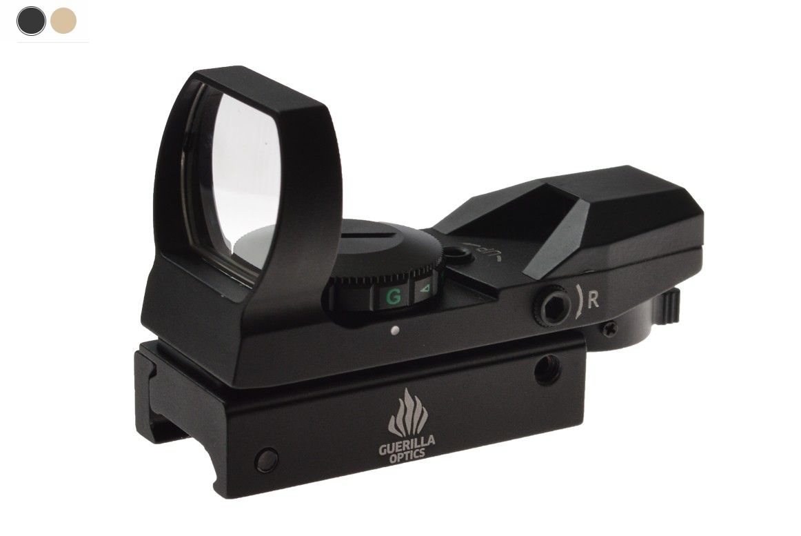 Guerilla Optics Red Dot Visier SQUARE open