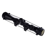 Delta Armory luneta 3-9x40 com anéis de montagem - BK
