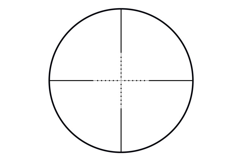 Delta Armory Cannocchiale 3-9x40 con anelli di montaggio - BK