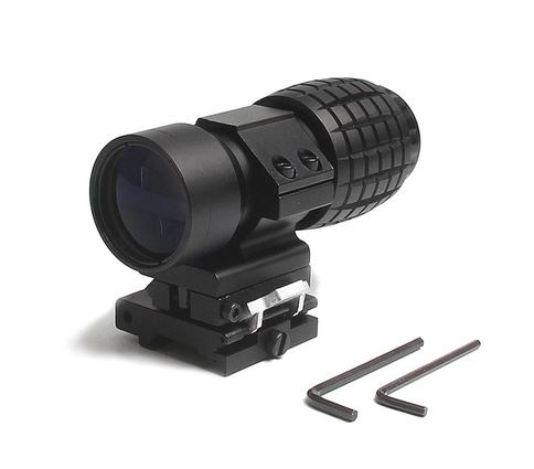Guerilla Optics 3x35 flip to side lupa - BK
