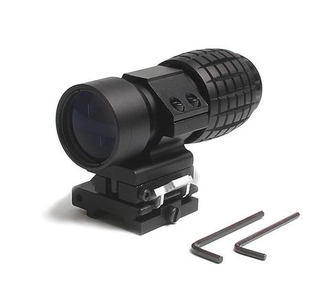 Guerilla Optics 3x35 flip to side magnifier - BK