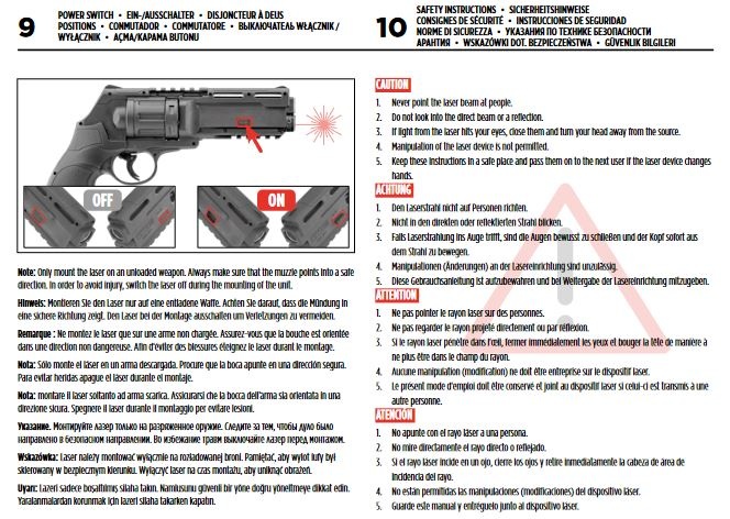 Umarex T4E Laser TR 50L MagFed Marker 11,0 Joule - Kal. 50