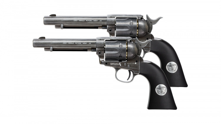 Colt Conjunto de duelo SAA Double Aces Co2 4,5 mm (0,177) BB - 3,0 Joules