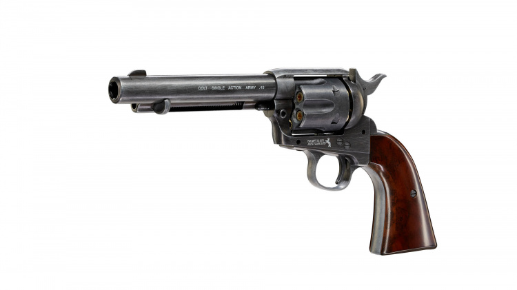 Colt Peacemaker SAA .45 5,5 Zoll Co2 4,5 mm (.177) BB - 3,0 Joule