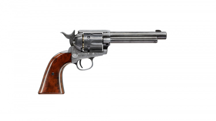 Colt Peacemaker SAA .45 5.5" Co2 4.5mm (.177) BB - 3.0 Joules