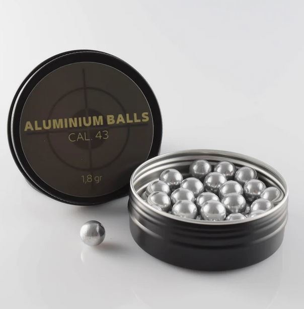 HD24 Balas quebra-vidros de alumínio de 1,8 g cal. .43 - 50 peças