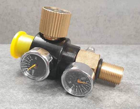 HD24 adjustable HPA precision regulator 300 - 2000 PSI for T4E RAMS and Magfed Guns