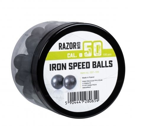 RazorGun Speedballs with iron filling Kal .50 for HDR50 / HDP50 - 100 pieces