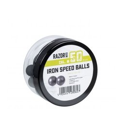 RazorGun Speedballs com enchimento de ferro Kal .50 para HDR50 / HDP50 - 50 peças