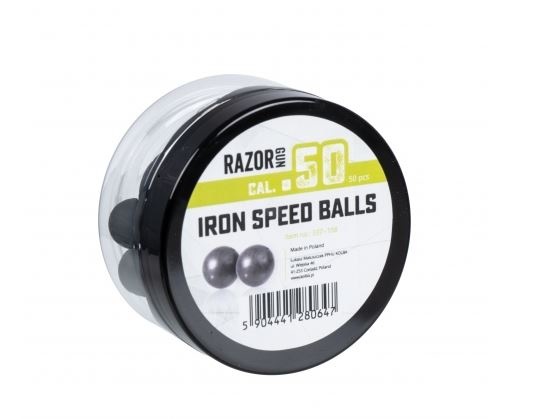 RazorGun Speedballs mit Eisenfüllung Kal .50 für HDR50 / HDP50 - 50 Stück