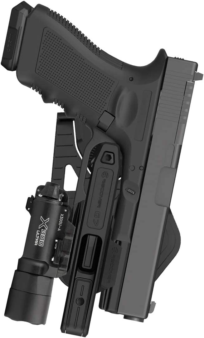 Recover Tactical Fondina universale G7 OWB per Glock, Smith & Wesson, Springfield, Sig Sauer, CZ...