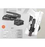 Recover Tactical Coldre universal G7 OWB para Glock, Smith & Wesson, Springfield, Sig Sauer, CZ...