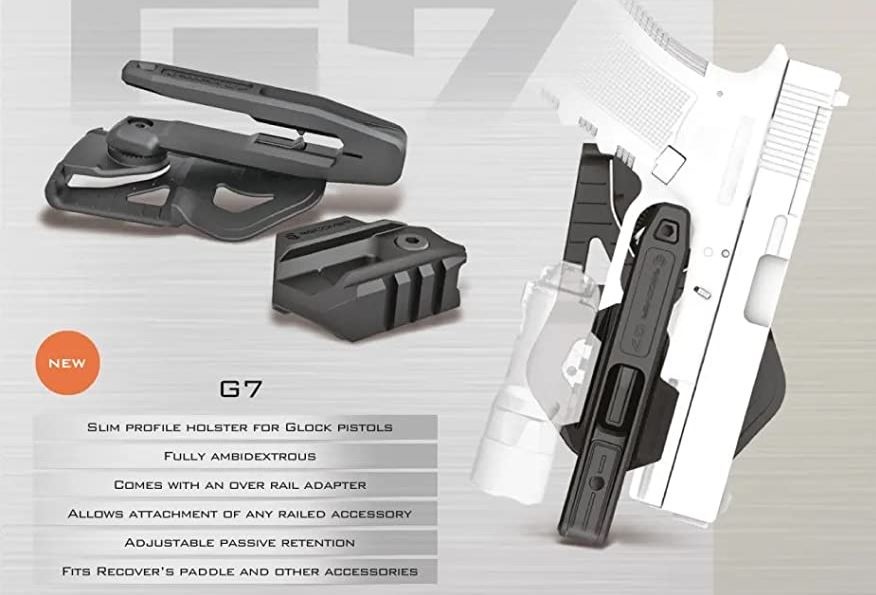 Recover Tactical Kabura uniwersalna G7 OWB do Glock, Smith & Wesson, Springfield, Sig Sauer, CZ...