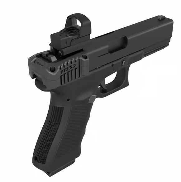 Recover Tactical PCH17 Slide Picatinny Rail avec poignée de charge pour Glock Gen 1, 3, 5