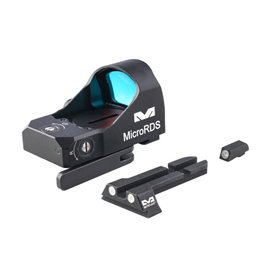 MeproLight Glock microRDS con adaptador QD y Backup TruDot